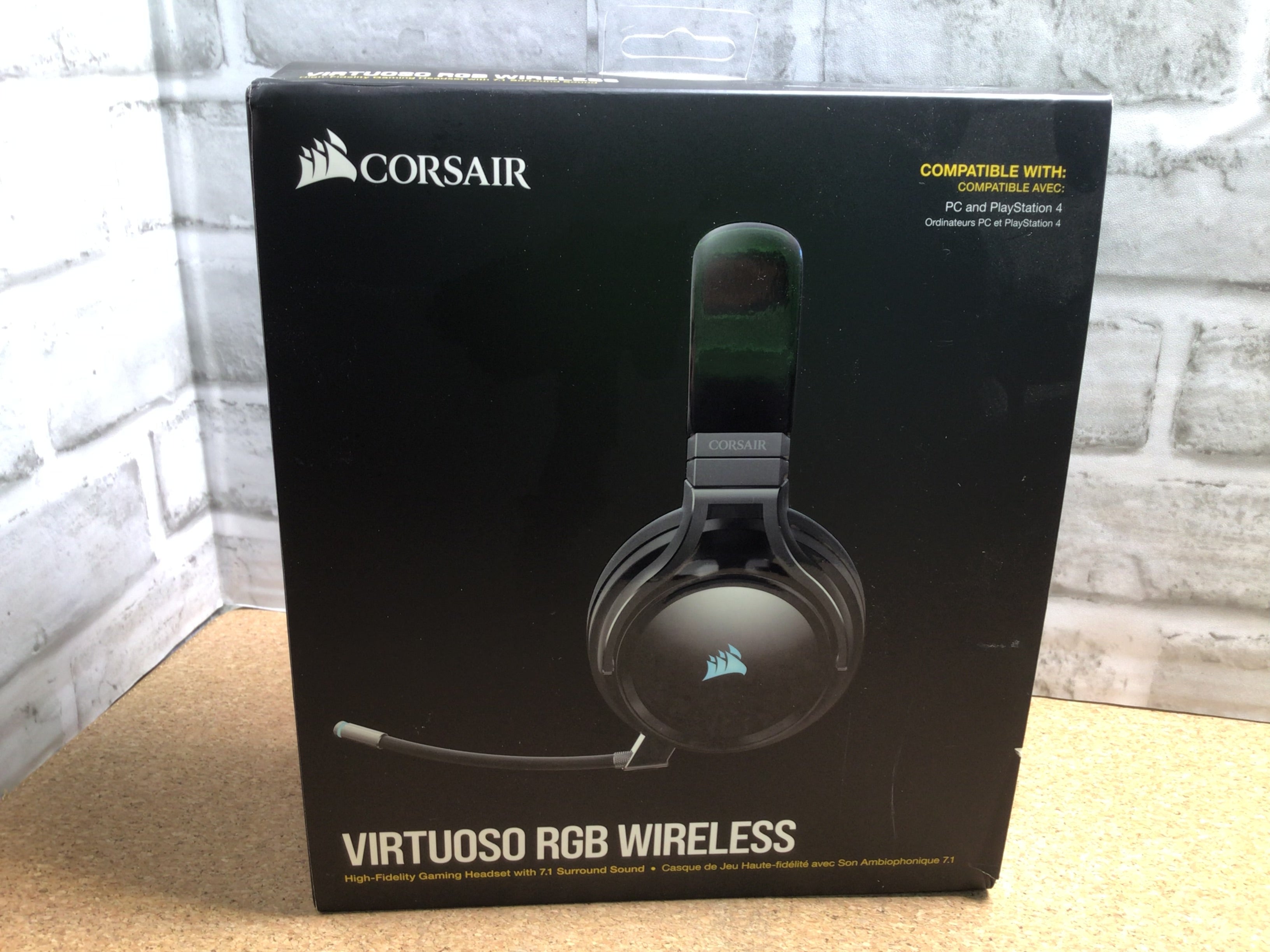 Corsair Virtuoso RGB Wireless Gaming Headset - High-Fidelity 7.1 (7919634317550)